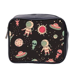 Space Pattern Cartoon Mini Toiletries Bag (two Sides) by Jancukart