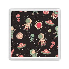 Space Pattern Cartoon Memory Card Reader (square)