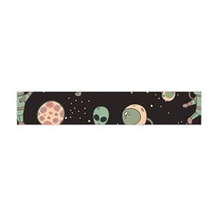 Space Pattern Cartoon Flano Scarf (mini)