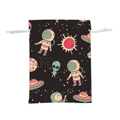 Space Pattern Cartoon Lightweight Drawstring Pouch (m)