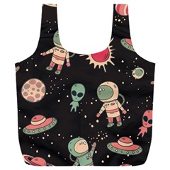 Space Pattern Cartoon Full Print Recycle Bag (xxxl)