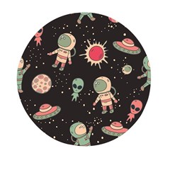 Space Pattern Cartoon Mini Round Pill Box (pack Of 3) by Jancukart