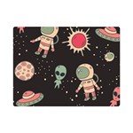 Space Pattern Cartoon One Side Premium Plush Fleece Blanket (Mini) 35 x27  Blanket Front