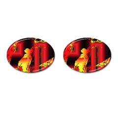 Red Light Ii Cufflinks (oval) by MRNStudios