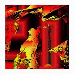 Red Light Ii Medium Glasses Cloth (2 Sides) by MRNStudios