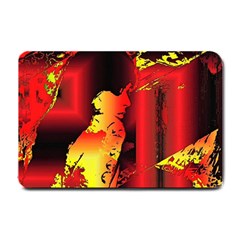 Red Light Ii Small Doormat by MRNStudios