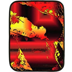 Red Light Ii One Side Fleece Blanket (mini) by MRNStudios