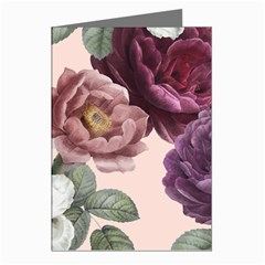 Roses Vintage Pattern Greeting Cards (pkg Of 8)