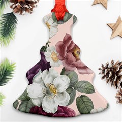 Roses Vintage Pattern Ornament (christmas Tree) 