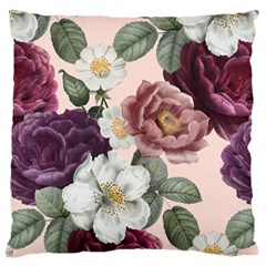 Roses Vintage Pattern Standard Premium Plush Fleece Cushion Case (two Sides) by Valentinaart