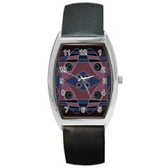 Bohemian Chintz X Barrel Style Metal Watch by Mazipoodles