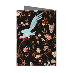 Vintage Floral Pattern Mini Greeting Cards (pkg Of 8)