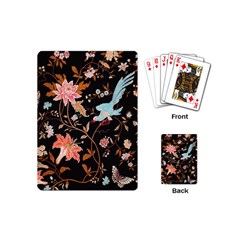 Vintage Floral Pattern Playing Cards Single Design (mini)