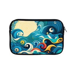 Waves Ocean Sea Abstract Whimsical (2) Apple MacBook Pro 13  Zipper Case