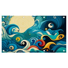 Waves Ocean Sea Abstract Whimsical (2) Banner and Sign 7  x 4 