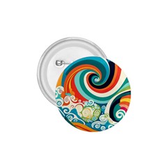 Wave Waves Ocean Sea Abstract Whimsical 1 75  Buttons