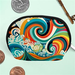 Wave Waves Ocean Sea Abstract Whimsical Accessory Pouch (medium) by Jancukart