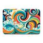 Wave Waves Ocean Sea Abstract Whimsical Plate Mats 18 x12  Plate Mat