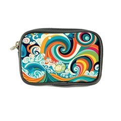 Wave Waves Ocean Sea Abstract Whimsical Coin Purse by Jancukart