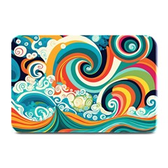 Wave Waves Ocean Sea Abstract Whimsical Plate Mats