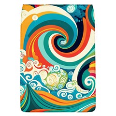 Wave Waves Ocean Sea Abstract Whimsical Removable Flap Cover (l) by Jancukart