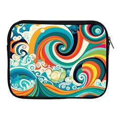 Wave Waves Ocean Sea Abstract Whimsical Apple Ipad 2/3/4 Zipper Cases