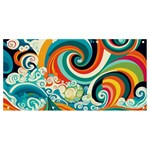 Wave Waves Ocean Sea Abstract Whimsical Banner and Sign 8  x 4  Front