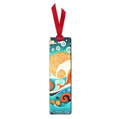 Waves Ocean Sea Abstract Whimsical (3) Small Book Marks