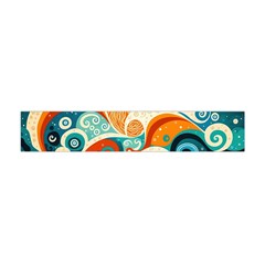 Waves Ocean Sea Abstract Whimsical (3) Flano Scarf (mini)