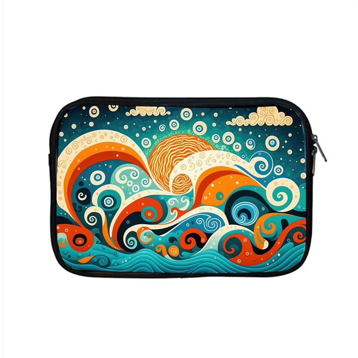 Waves Ocean Sea Abstract Whimsical (3) Apple MacBook Pro 15  Zipper Case