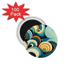 Waves Ocean Sea Abstract Whimsical (1) 1 75  Magnets (100 Pack) 