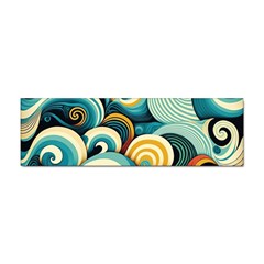 Waves Ocean Sea Abstract Whimsical (1) Sticker Bumper (10 Pack)