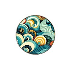 Waves Ocean Sea Abstract Whimsical (1) Hat Clip Ball Marker (10 Pack)