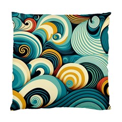 Waves Ocean Sea Abstract Whimsical (1) Standard Cushion Case (two Sides) by Jancukart