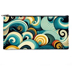 Waves Ocean Sea Abstract Whimsical (1) Pencil Case