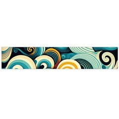 Waves Ocean Sea Abstract Whimsical (1) Large Premium Plush Fleece Scarf 