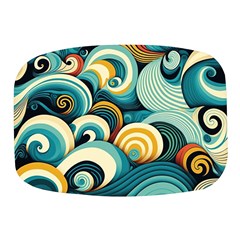 Waves Ocean Sea Abstract Whimsical (1) Mini Square Pill Box