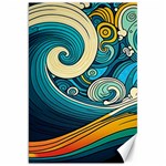 Waves Wave Ocean Sea Abstract Whimsical Canvas 20  x 30  19.62 x28.9  Canvas - 1