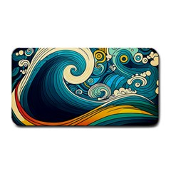 Waves Wave Ocean Sea Abstract Whimsical Medium Bar Mat by Jancukart