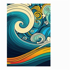 Waves Wave Ocean Sea Abstract Whimsical Small Garden Flag (two Sides)