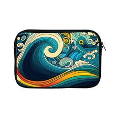 Waves Wave Ocean Sea Abstract Whimsical Apple Ipad Mini Zipper Cases