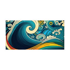 Waves Wave Ocean Sea Abstract Whimsical Yoga Headband by Jancukart