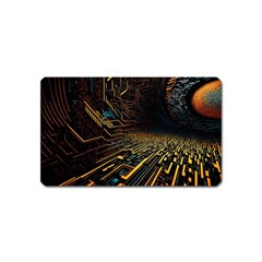 Data Technology Coding Pattern Magnet (name Card)