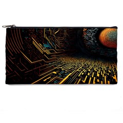 Data Technology Coding Pattern Pencil Case