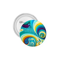 Waves Ocean Sea Abstract Whimsical 1 75  Buttons