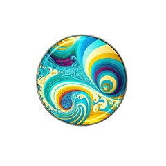 Waves Ocean Sea Abstract Whimsical Hat Clip Ball Marker (10 Pack)