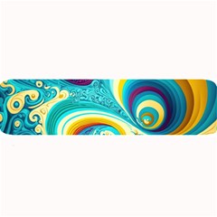 Waves Ocean Sea Abstract Whimsical Large Bar Mat by Jancukart