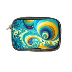 Waves Ocean Sea Abstract Whimsical Coin Purse by Jancukart