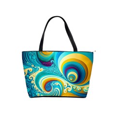 Waves Ocean Sea Abstract Whimsical Classic Shoulder Handbag