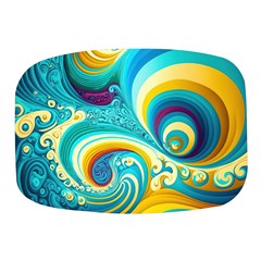 Waves Ocean Sea Abstract Whimsical Mini Square Pill Box